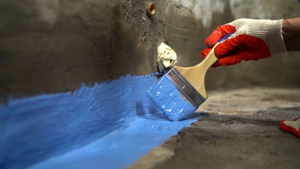 Large-scale Wet Basement Repair work completed in McConnell AFB, KS by SJ Waterproofing Pros